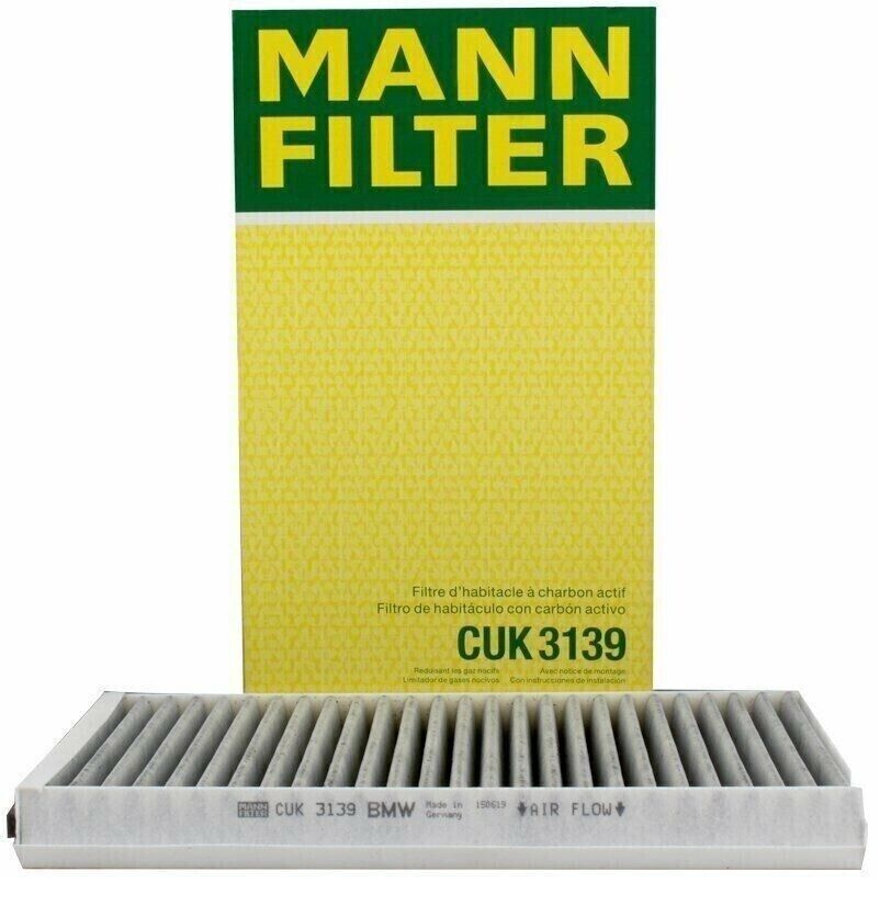 MANN Charcoal Cabin Air Filter CUK3139 BMW 528i 530i 650i N52 FI 24 Valves
