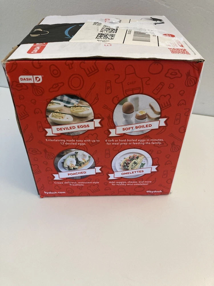 Dash Rapid Electric Egg Cooker with 6 Egg Capacity Now Available Dash Rapid Electric Egg Cooker with 6 Egg Capacity Now Available