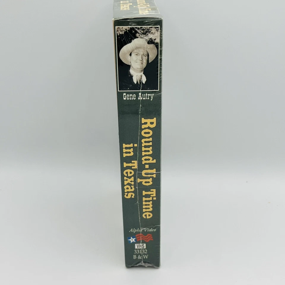 Round Up Time in Texas VHS Gene Autry, Smiley Burnette, Brand NEW SEALED - Image 3 of 4