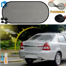 Auto Car Rear Back Window Anti-UV Sun Shade Cover Visor Mesh Shield UV Block
