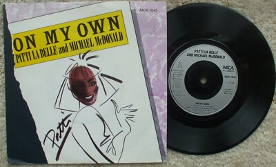 Patti La Belle / Michael McDonald - On My Own / Stir It Up - UK 45 - EX- vinyl