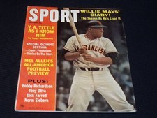 1964 OCTOBER SPORT MAGAZINE - WILLIE MAYS COVER - E 240