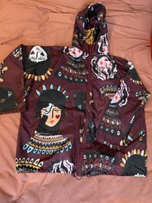 Claire Johnson Gorman Rain Mac Coat Multicultural Size S/m Uk 8-14