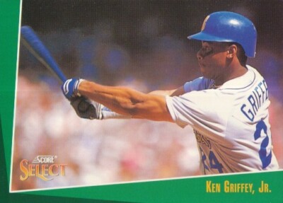 #002 SEATTLE MARINERS # KEN GRIFFEY, JR. # BASEBALL CARD SCORE SELECT MLB 1992
