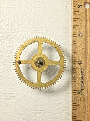 Ingraham (Stamped 28) Clock Movement Strike Side 4th Wheel