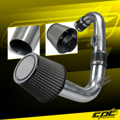 For 11-15 Chevy Cruze Turbo 1.4L 4cyl Polish Cold Air Intake +Black Filter Cover
