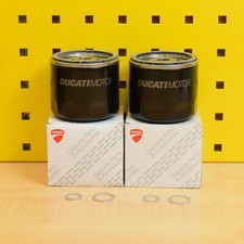 2x Ducati Genuine Oil Filter for: Ducati 748 916 1098 1198 996 998 Streetfighter
