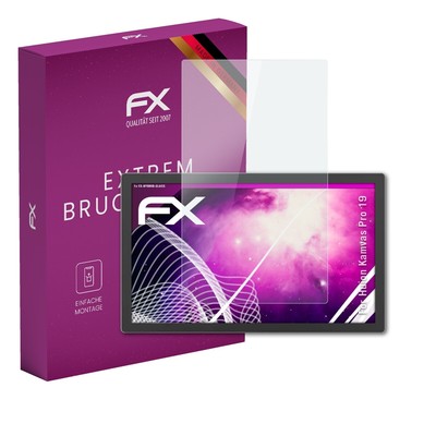atFoliX Glasfolie für Huion Kamvas Pro 19 Displayfolie 9H Schutzpanzer