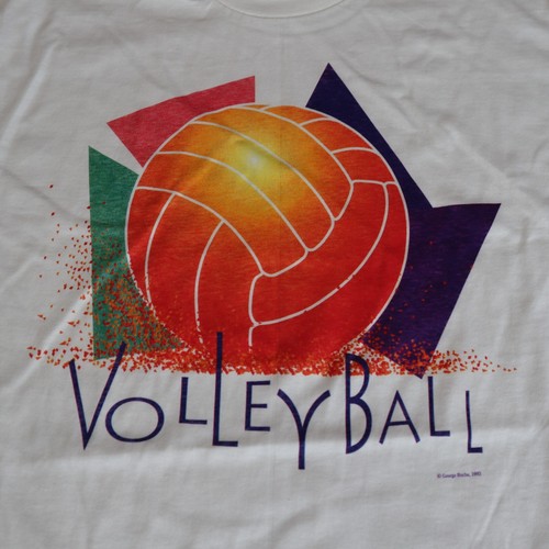 T-shirt pallavolo vintage anni 90 punto singolo nuova grafica colori Oneta XL sport - Foto 2 di 5