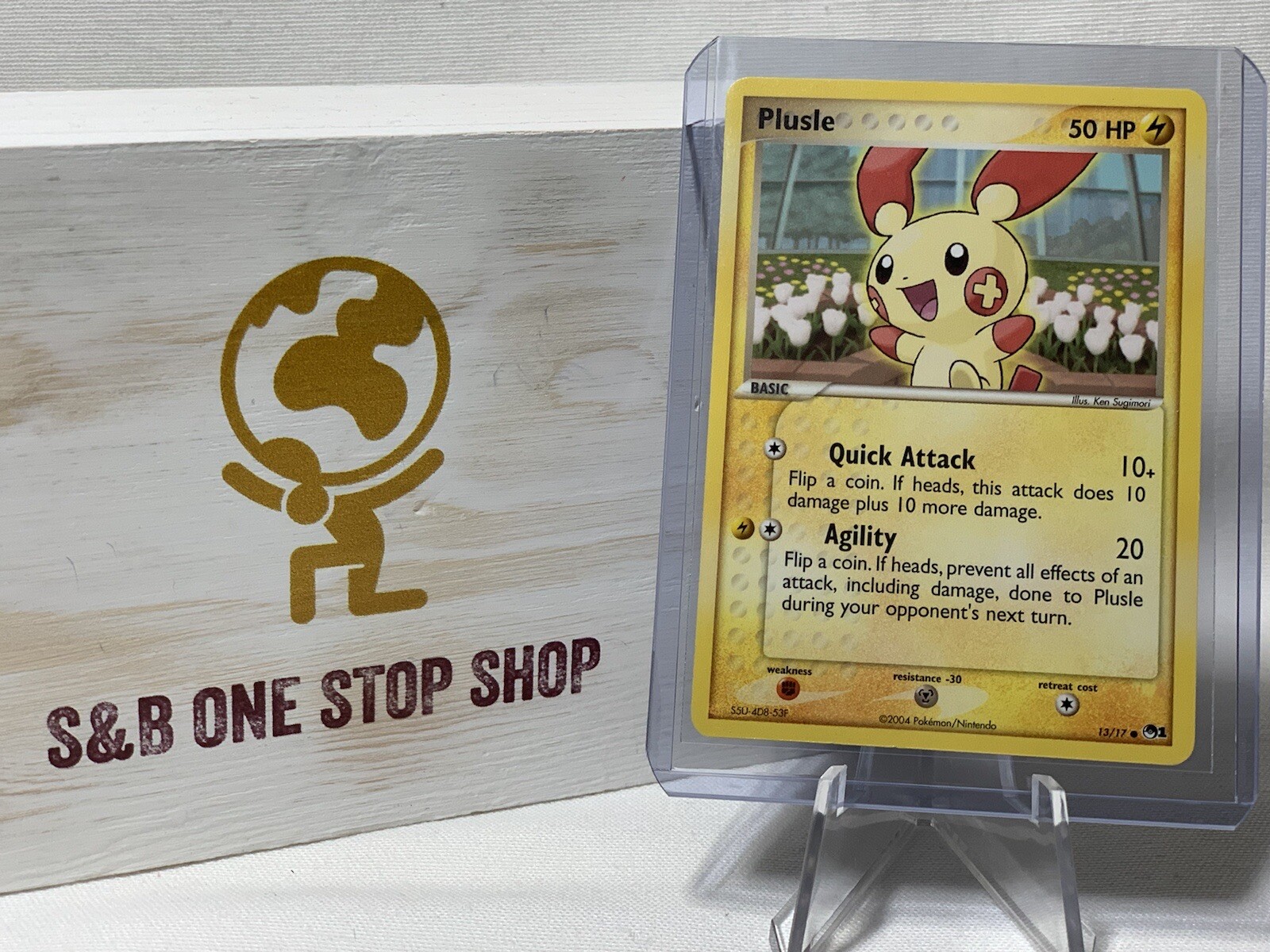 Plusle 13/17 Common - POP Series Promo 1 - Pokemon TCG 2004 