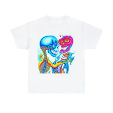 Scary Dark Fantasy Horror T Shirt Halloween Death Metal Disturbed Streetwear Emo