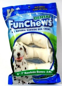 natural rawhide bones