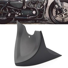 1x Black New ABS Plastic Chin Fairing Spoiler Mudguard For Harley Dyna 2004-2017