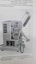 Rare Vintage Siemens H8 Film Projector Working. Original Case, Manual Letters