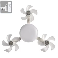 Ceiling Fans with Lights and Remote w/ Light 3-Blade ABS Ceiling Fan,Ultra-Quiet