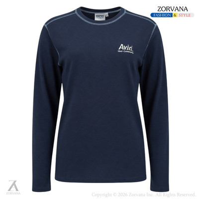 Avid Video Audio Editor User Community Navy Blue Long Sleeve Shirt | Medium (38)