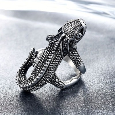 Classic Creative Retro Style Distressed Adjustable Ring Finger Jewelry