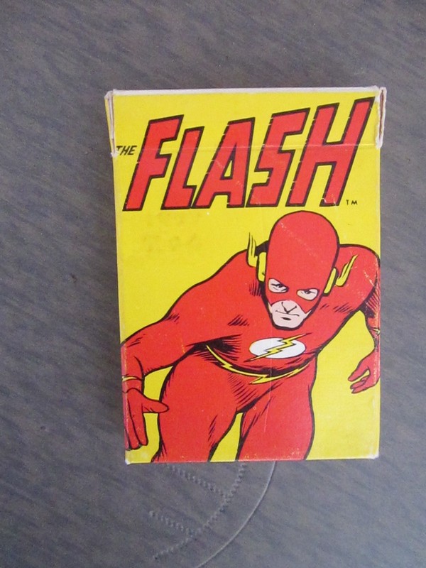 Flash Super Hero Playing Cards 1977 Full set Of 40 Cards