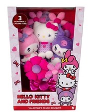 Hello Kitty  and Friends - 12-inch Plush Special Valentine  s Bouquet - 9 Plus...