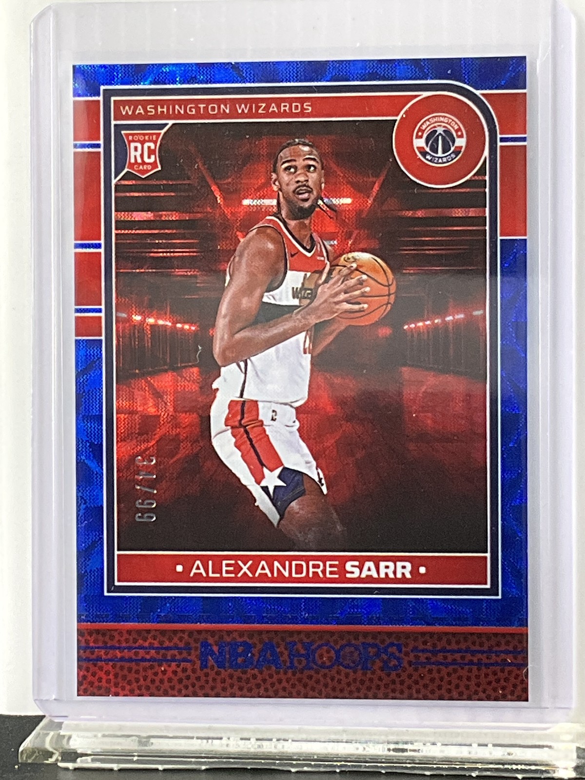 2024-25 Hoops #232 Alexandre Sarr - Blue Scope /99 - RC - 18301