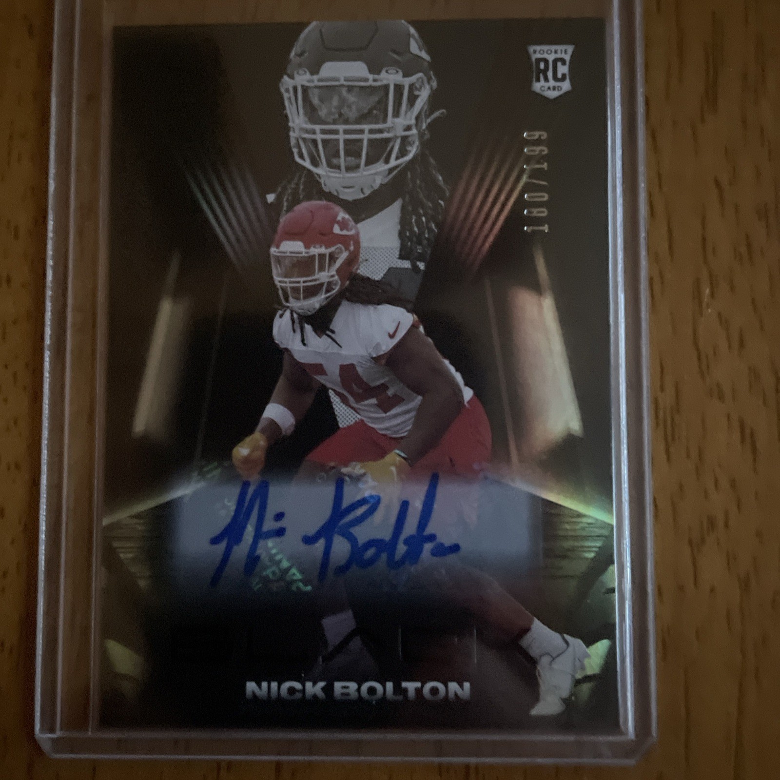 Nick Bolton Panini Black #169 Autograph