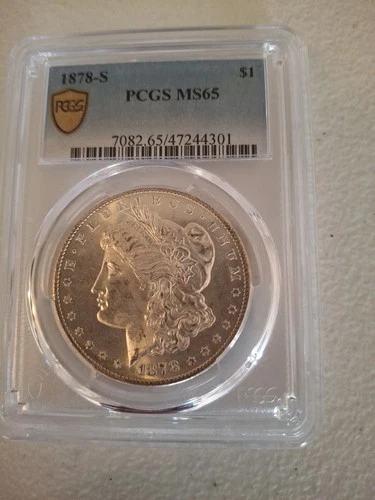 1878-S San Francisco Morgan Silver Dollar PCGS MS-65