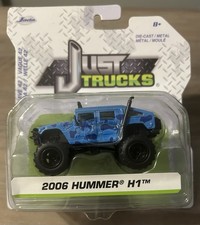 Jada Just Trucks 2006 Hummer H1 Hard To Find Blue Camo Premium Diecast