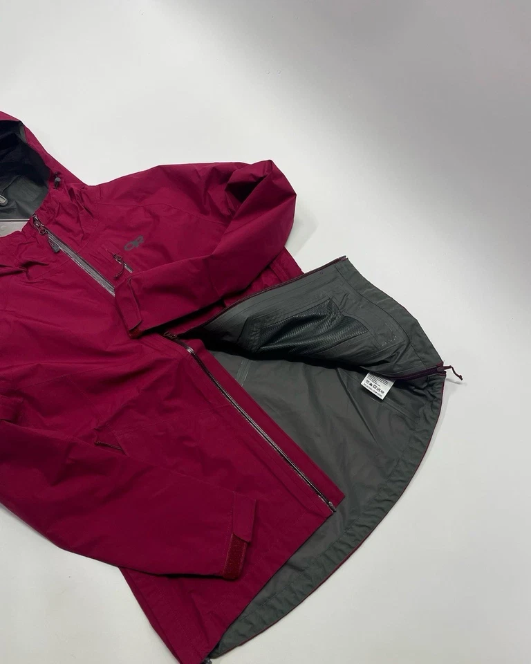 Chaqueta Impermeable Outdoor Research GORE-TEX Talla M – Senderismo Lluvia Con Capucha Foto 4 de 4