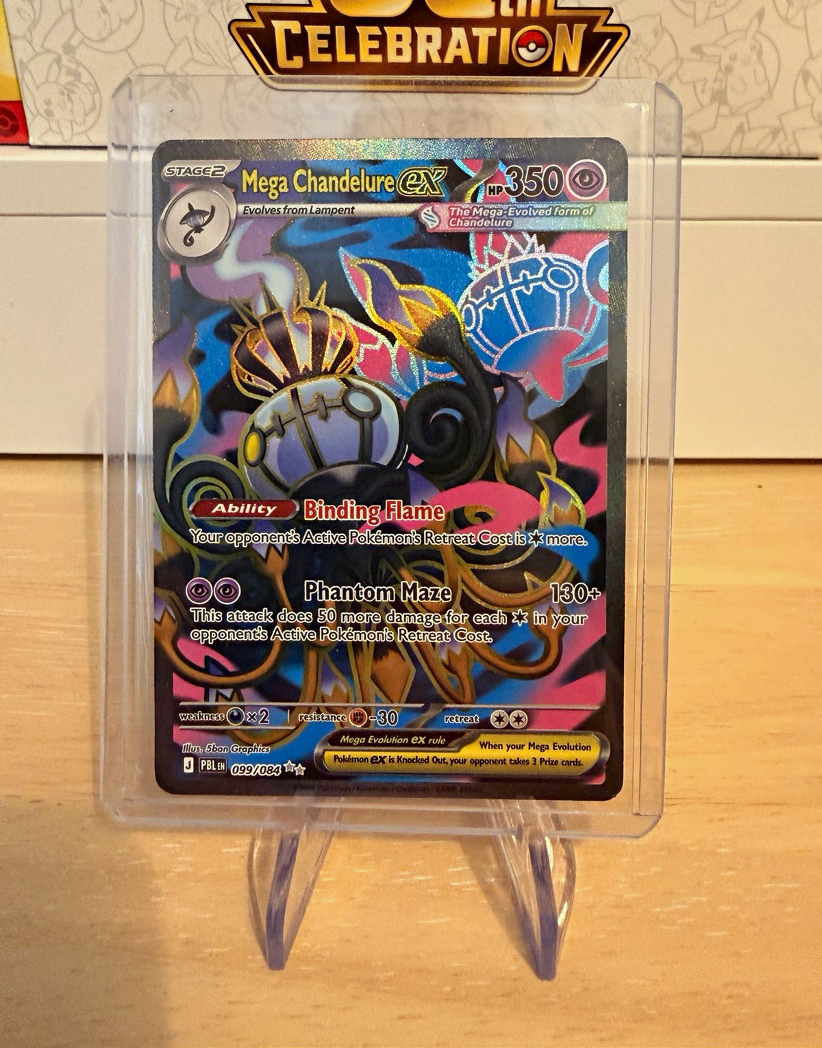 Pokémon TCG Mega Chandelure EX 099/084