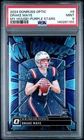2024 PANINI DONRUSS OPTIC MY HOUSE! PURPLE STARS #8 DRAKE MAYE RC 11/25 PSA 9