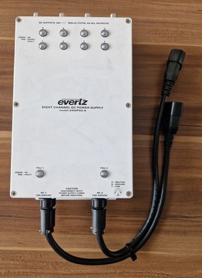 Evertz 2400PSU-8 Acht-Wege Netzteil für F-Type Satellitenstecker 18V 4A