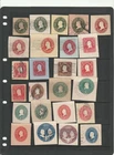 US used/unused cut squares collection  CV$