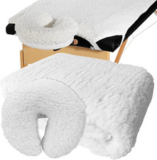 Fleece Massage Table Pad  Face Cradle Cover by - Hypoallergenic Fleece Massage