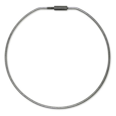 LUCKY LINE PRODUCTS 79111 Split Key Ring,Gray,Steel,11 in D 35HW48