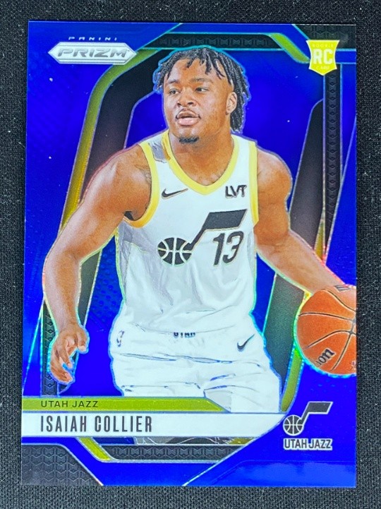 Isaiah Collier 2024-25 Panini Prizm RC Blue /199 #227