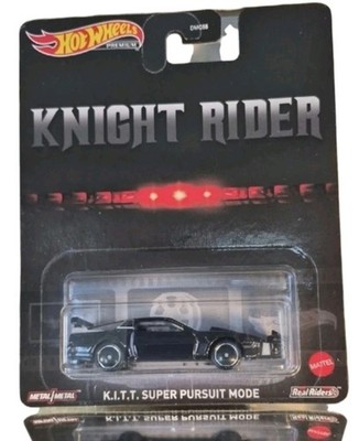Mattel Hot Wheels Premium KNIGHT RIDER SUPER PURSUIT MODE. 1:64, Black