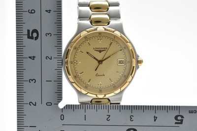Longines Conquest L1.619.3 Vintage Gold Dial Date Quartz Men's