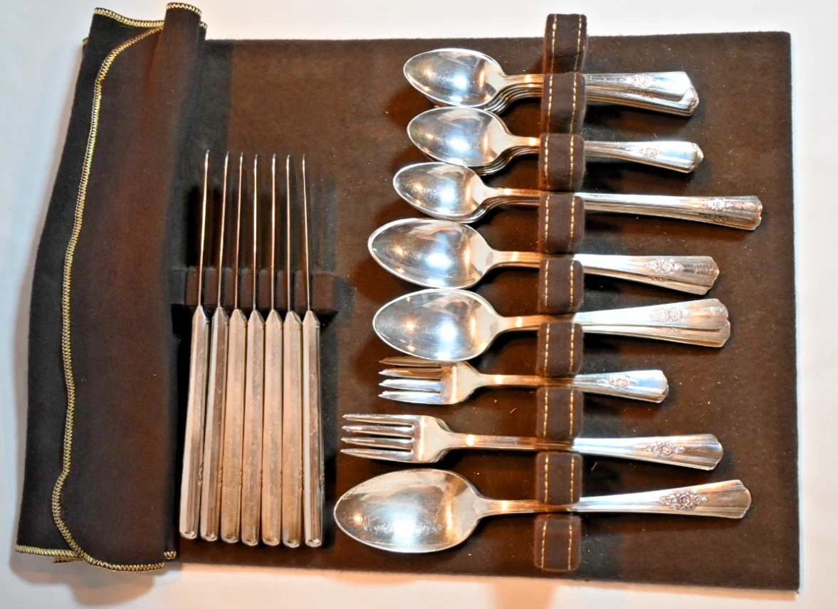 Wm. Rogers & Son Art Deco 1900-1940 Antique US Silver-Plated