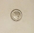 1918-S Mercury Silver Dime grades XF, Luster, Lightly Cleaned