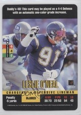 1995 Donruss Red Zone Leslie O'Neal fv6