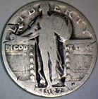 1927d Standing Liberty Quarter SILVER Coin Lot #14    NR