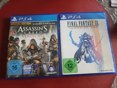 2x PS4 Spiele Top Zustand: Assassin s Creed Syndicate + Final Fantasy XII