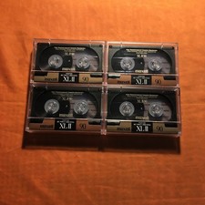 4 x kaseta Maxell XL II 90, IEC II / wysoka pozycja, doskonały stan, 1988