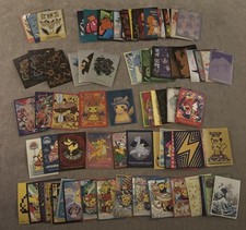 91 Pokemon Card Sleeves Lot (All unique, 45 are pikachu)