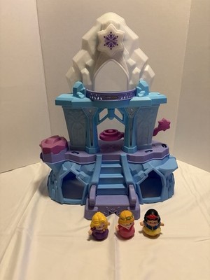 Fisher-Price Little People Disney Frozen Elsa's Enchanted Palace & 3 Figures