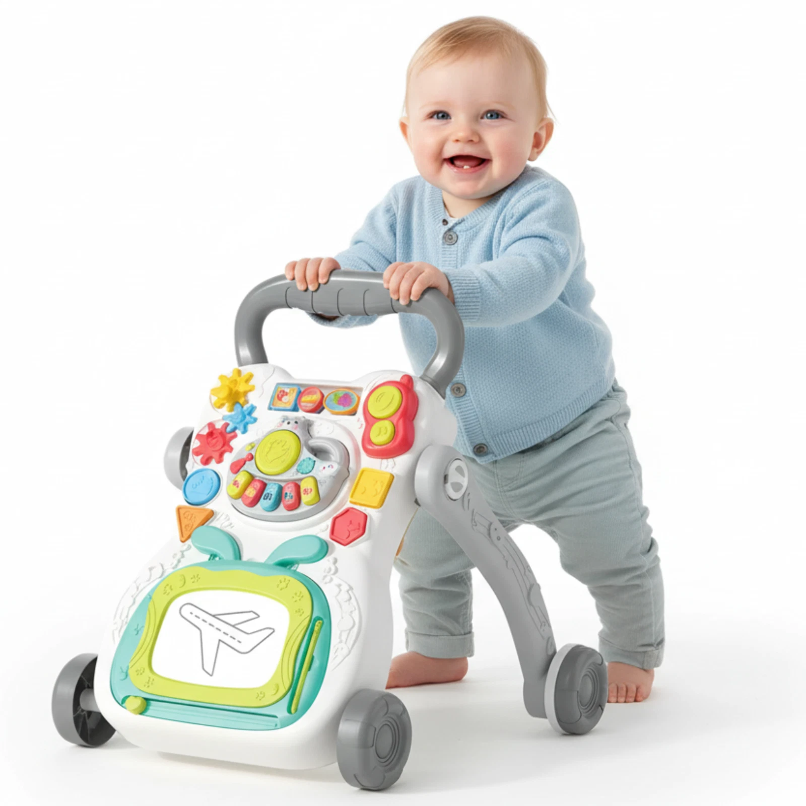 Push Along Baby Walker with Wheels Musical Toys Activity 18M+ Toddler Boys Girls
Opens in a new wind