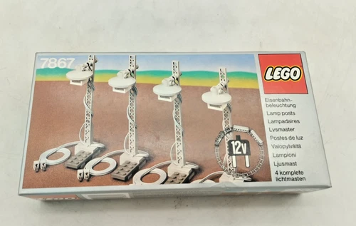 LEGO 7867 12V Train Light Posts MISB NEW SEALED 12V 4.5V Trains 7750 7740 7725