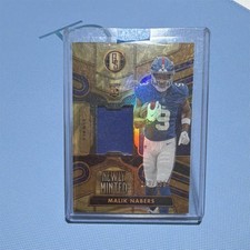 Panini 2024 Gold Standard Malik Nabers Rookie Newly Minted Mem #NMM-MNS /299