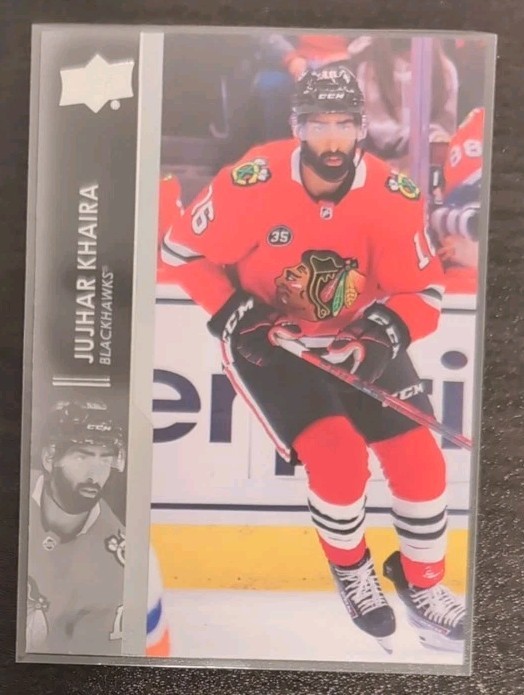 Jujhar Khaira #543 2021-22 Upper Deck Extended Series Hockey Chicago Blackhawks