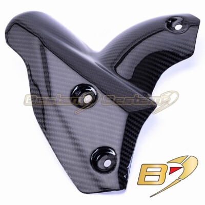 Ducati Streetfighter S 848 Exhaust Heat Shield Cover 100% Carbon Fiber 
